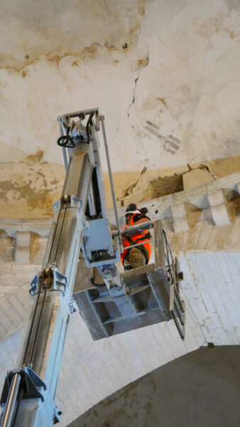 travaux_coupole_abbatiale_souillac